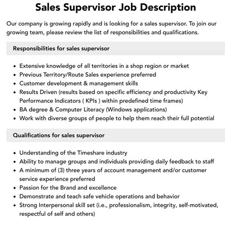 Supervisor Jobs Supervisor Jobs