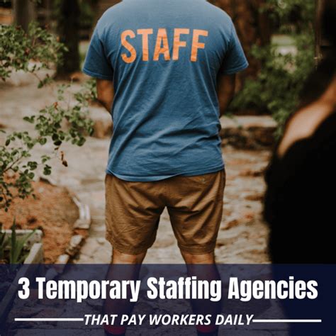 Temp Jobs That Pay Daily
