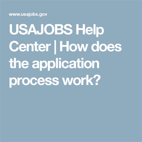 Usajobs Help Center How Does The Application Process Work Usajobs Help Center How Does The Application Process Work