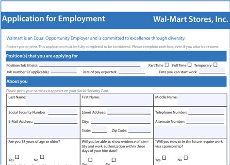 Walmart Apply Jobs