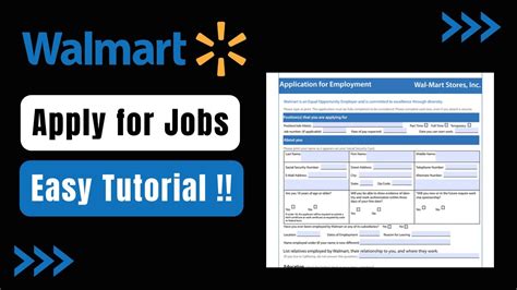 Walmart Jobs Application Online