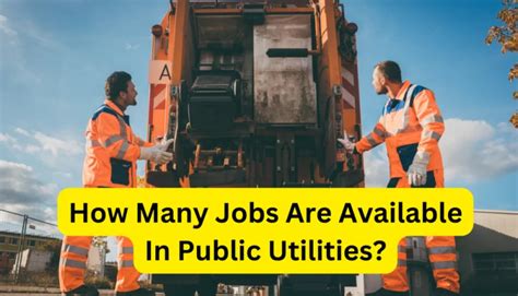 What Do Public Utilities Jobs Pay