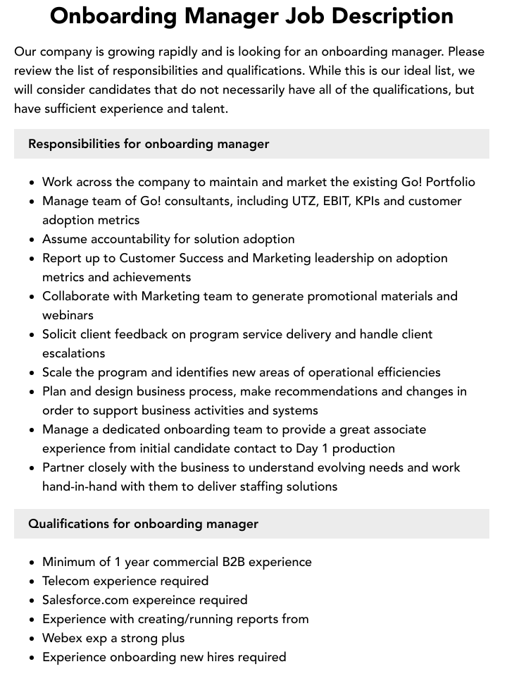What Is Onboarding For A Job