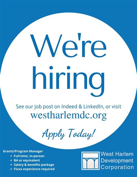 Whdc Is Hiring Grants Program Mgr Harlem Ny Patch Whdc Is Hiring Grants Program Mgr Harlem Ny Patch